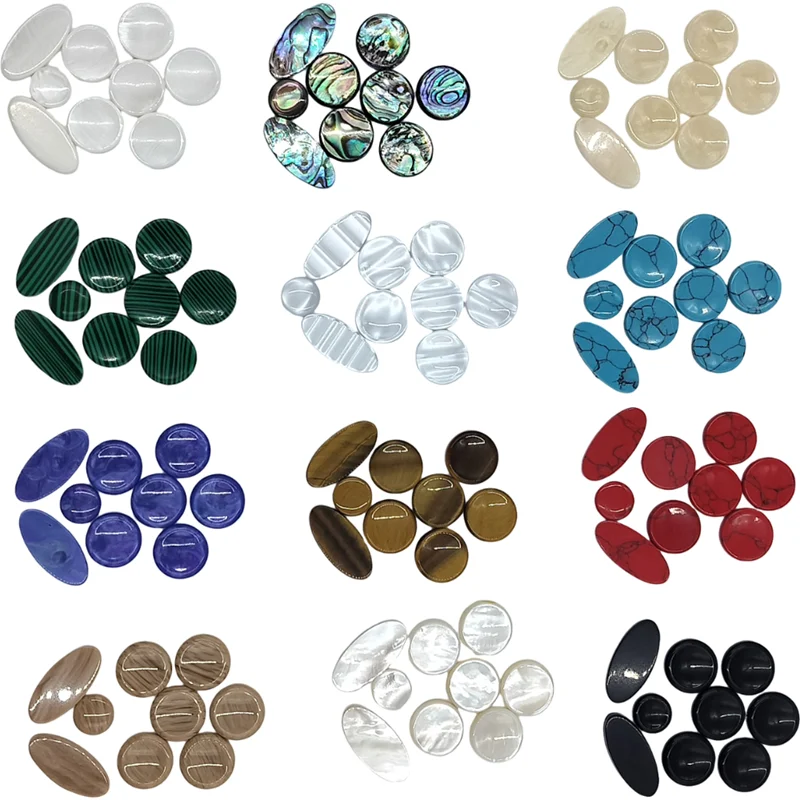 Saxophone Key Buttons Inlays For Alto Tenor Soprano Sax Pearls Key Buttons Inlays Stone/Shell Repair Replacement Parts 1set