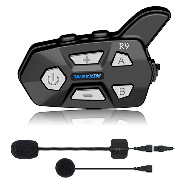Bluetooth Intercom Moto Wayxin R5 Radio Fm Helmet - R5 Motorcycle Intercom  Helmet - Aliexpress