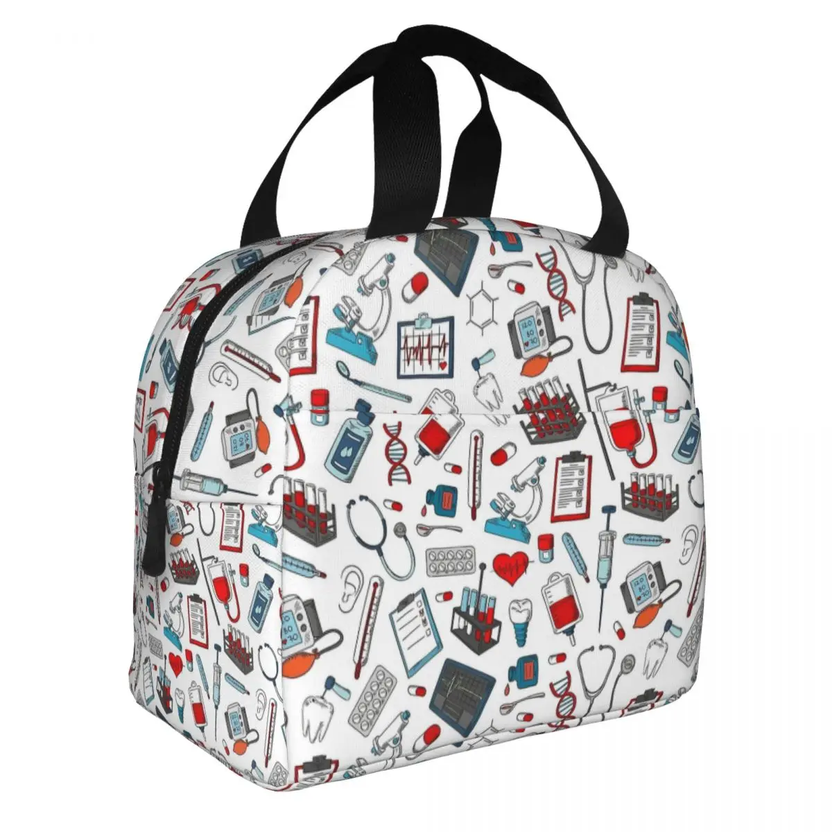 

Nurse Tools Cartoon Insulated Lunch Bags Thermal Bag Reusable Large Tote Lunch Box Bento Pouch School Outdoor