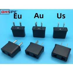 Universal European Plug Adapter with CE Certification - Travel Power Converter (Eu - 10pcs)