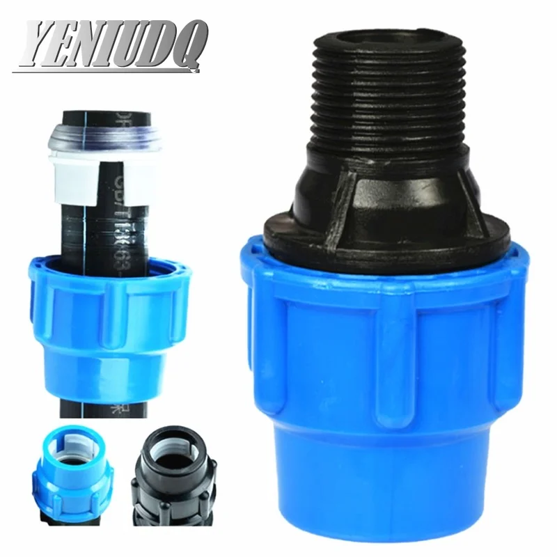 Plastic PE Tap Water Irrigation Water Pipe Quick Connector Female Male Thread to Pipe 20mm 25mm 32mm 40mm 50mm 63mm hose pipe fitting,pipe fitting,water pipe fitting
