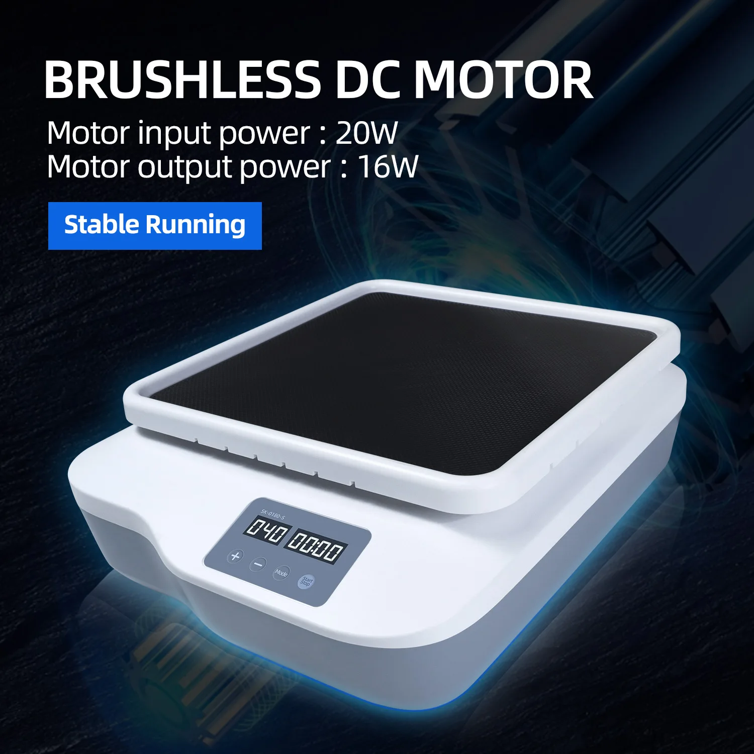 Vortex Mixer DXY 2KG Laboratory Orbital Shaker LED Digital Display Horizontal Swing Speed Oscillator 40-200rpm SK-O180-S