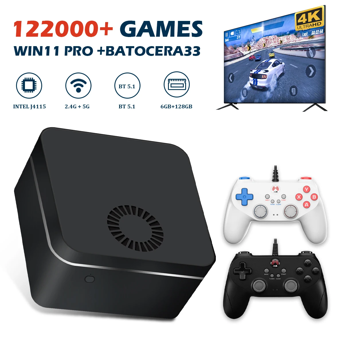 Retro Video Spielkonsolen Super Konsole X Lbox Mini Box Für  PS2/PS1/WII/SS/N64 windows 11 PRO UHD Spiel Player Mit 122000 +  Spiele|Videospielkonsolen| - AliExpress