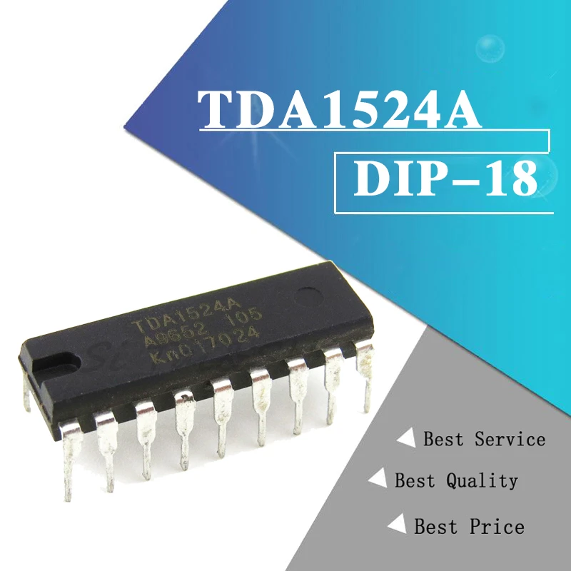 1pcs TDA1524A DIP18 TDA1524 DIP 18 1524A DIP|lot lot| - AliExpress