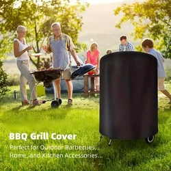 Durable Black Patio BBQ Cover - Stylish & Protective (Black77x58cm)