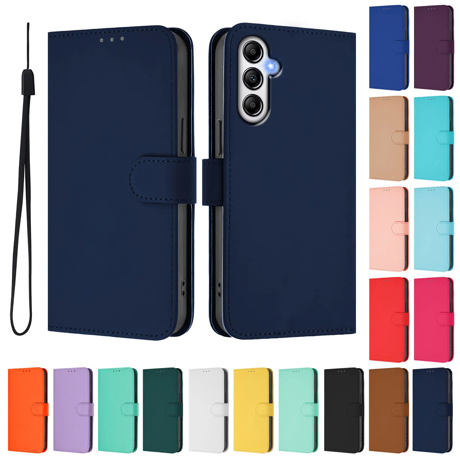 Premium Flip Wallet Leather Phone Case with Card Slots - Elegant Cover s