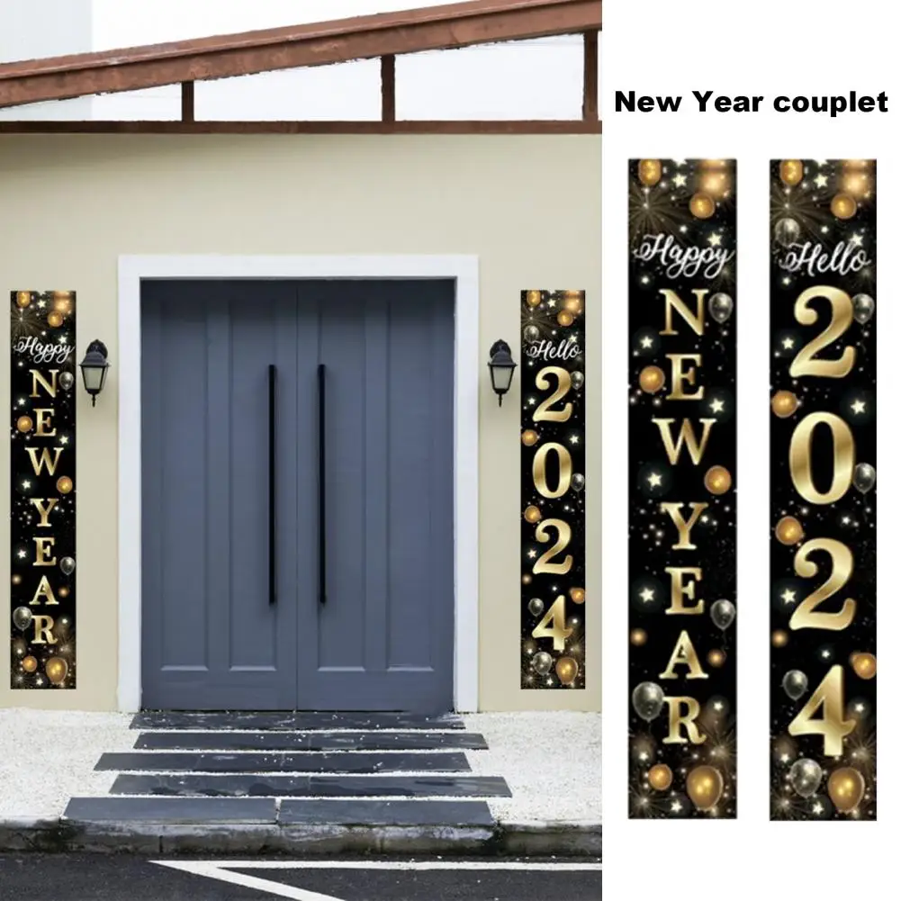 

Оригинальные занавески для дверей, китайские Новогодние декоративные занавески для дверей, блестящие баннеры на Лунный Новый год, черные и Золотые декоративные занавески для дверей, праздничные