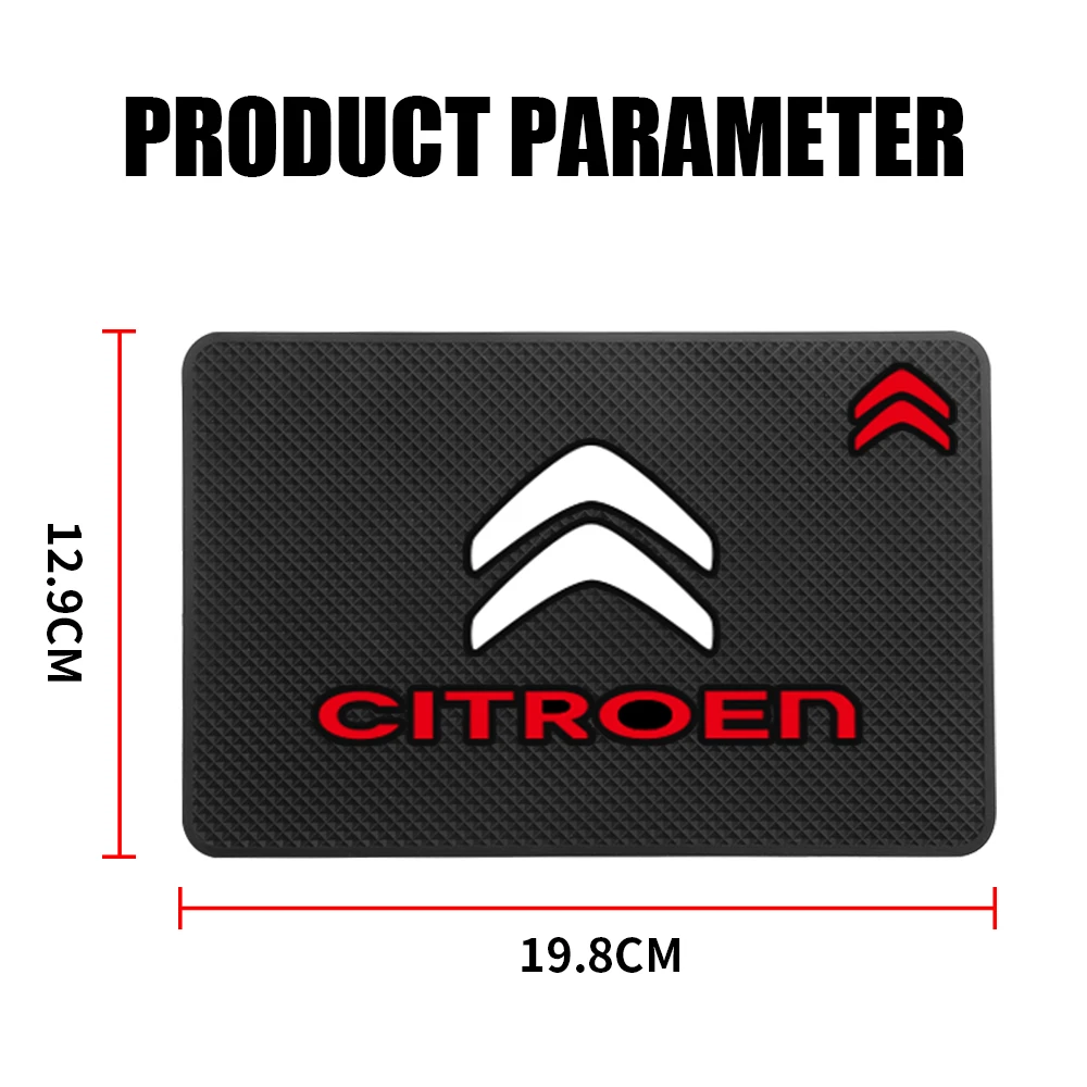 Silicone Car Non Slip Dash Mat Phone Holder Mat Anti-skid Silicone for Citroen C4 Picasso Xsara C5 Aircross Cactus C1 C2 C3