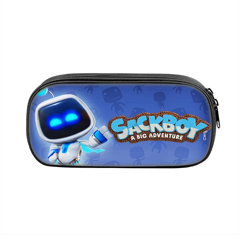 Astro Pencil Case Bot Cartoon Robert Pen Bag Kids Big Capacity Students School Cosmetic Pencilcases 4