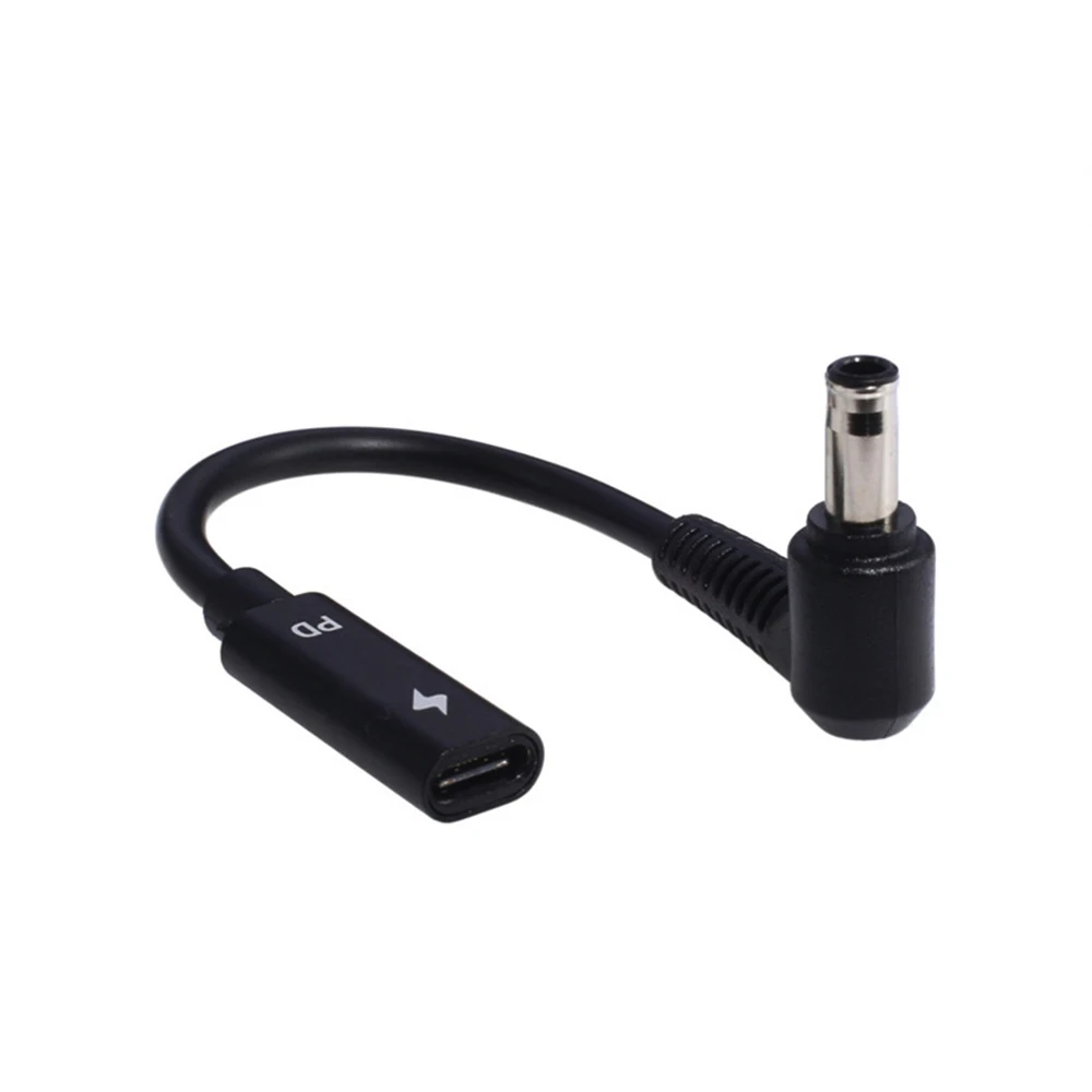 부드러운 90 도 각도 어댑터 하이 퀄리티 고속 충전 USB C 암-DC 커넥터, 편리한 Pd 고속 충전 어댑터 포켓
