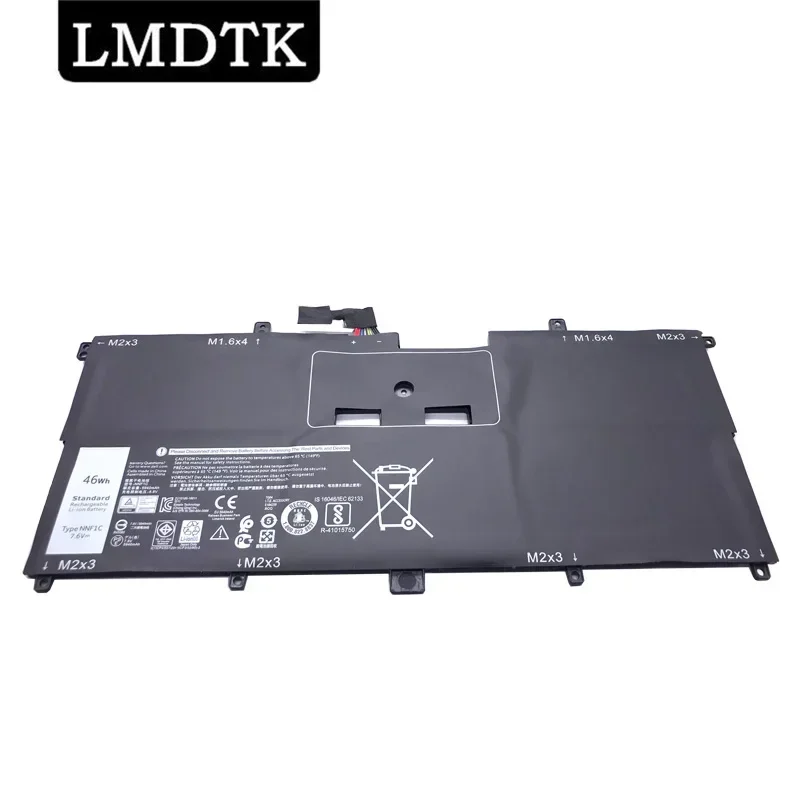 

LMDTK New NNF1C Laptop Battery For Dell XPS 13 9365 XPS13-9365-D1805TS D1605TS N003X9365-D1516FCN NP0V3 P71G00 7.6V 46WH