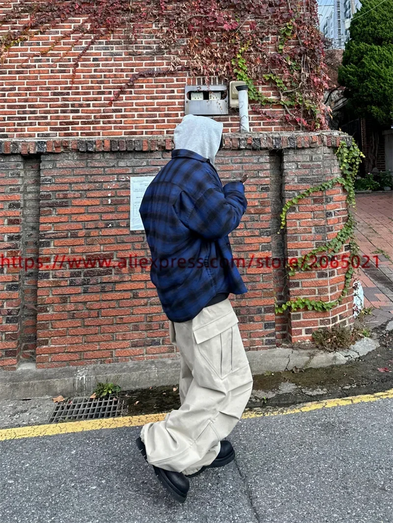 Description Picture 6 of itemNONNOD Side Zip Cargo Pants Jogger Loose Zipper Multi Pocket Workwear Clothing Cargo Overalls Trousers Soft fabric