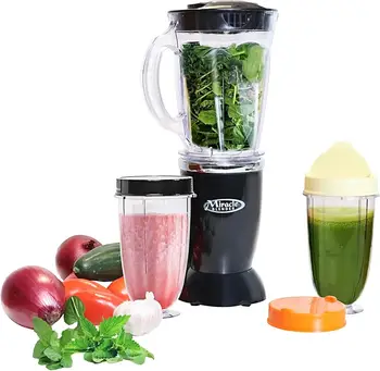 Total Chef Miracle Blender - Food Processor Licua Juicer Hine, Personal Kitchen Appliance, Use For Smoothie, Milkshake, Drinks, 1