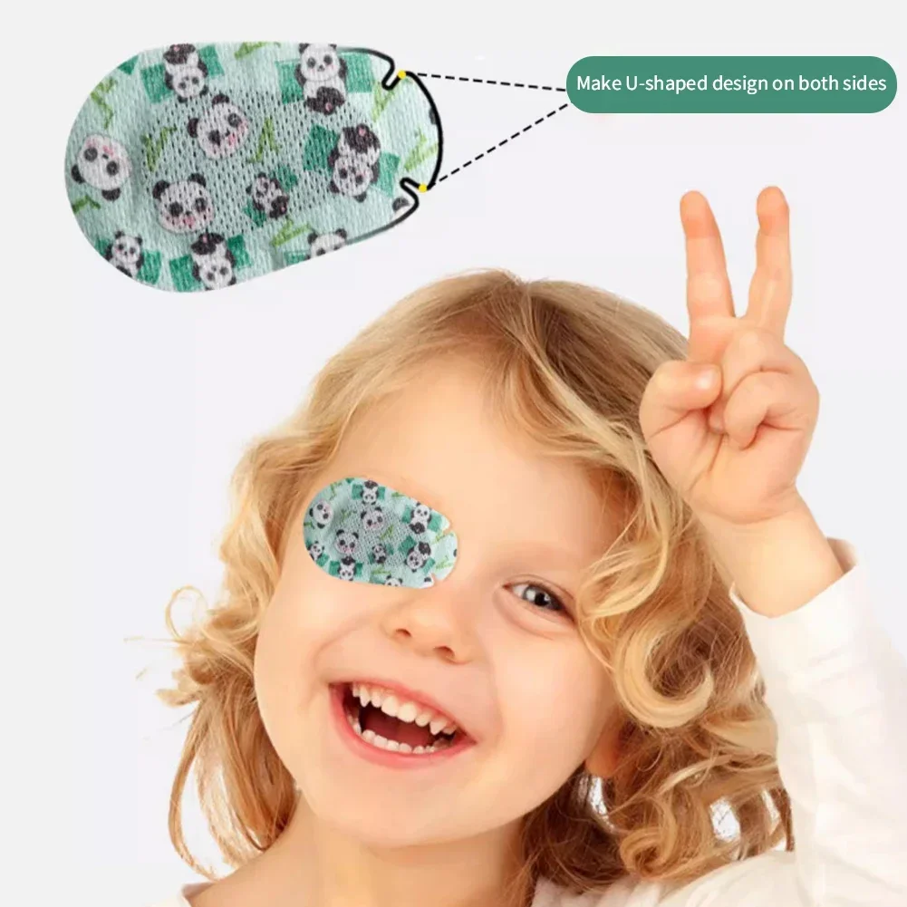 Soft 60Pcs/Set Child Amblyopia Eye Training Eyeshade Orthoptic Corrected Eye Patches Lazy EyeMask eye patch