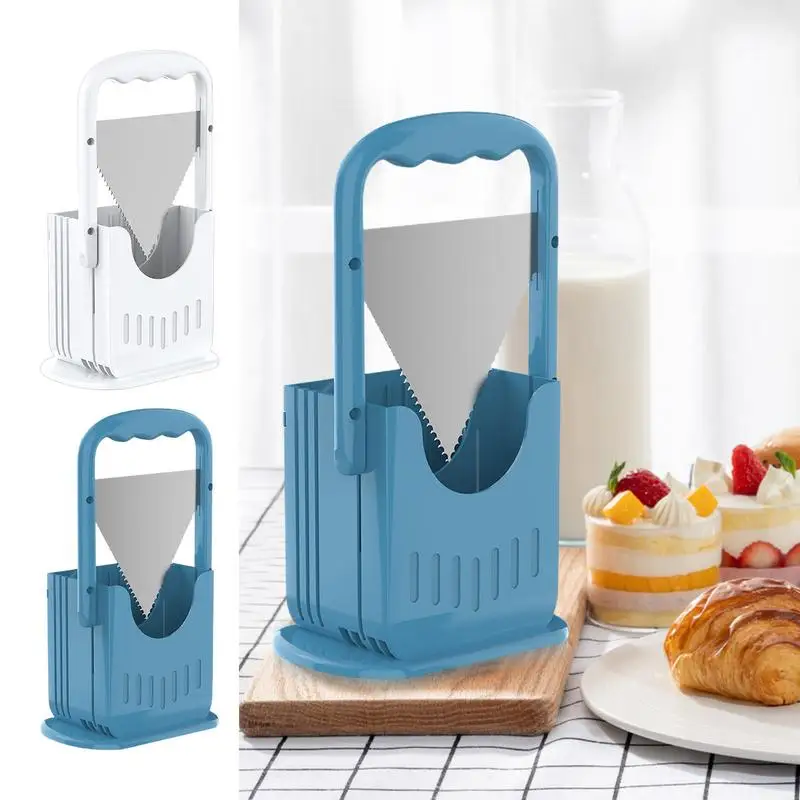 

Bagel Cutter Bread Cutting Machine with Safety Handle Kitchen Small Bread Bagel Slicer Cutter Cake Buns Toast Cutter Bagel