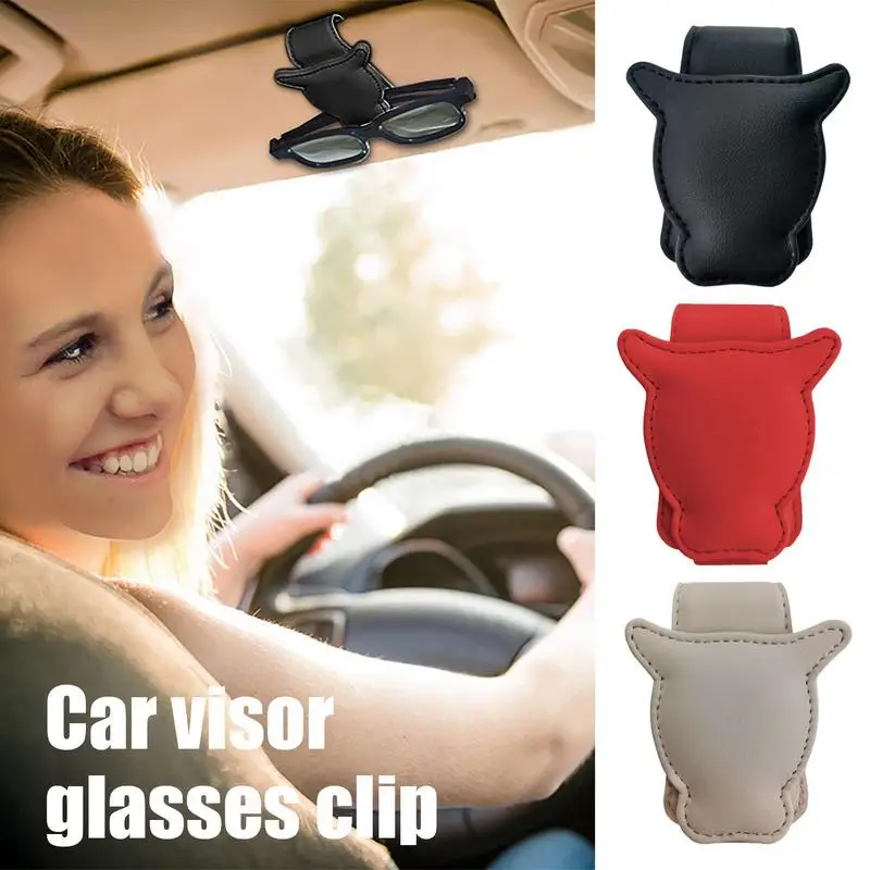 

Universal Car Sun Visor Glasses Holder Automobiles Parts Frame Auto Fastener Clip Glasses Ticket Document Holder For Accessories