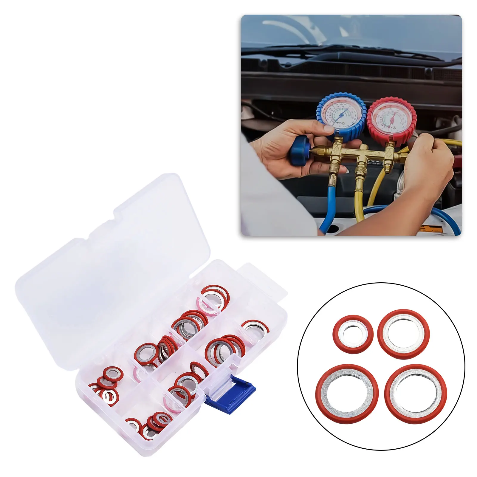 

Reliable Sealing Design High Temperature Resistance 30 Piece Car Air Conditioning Compressor Gasket Assortment