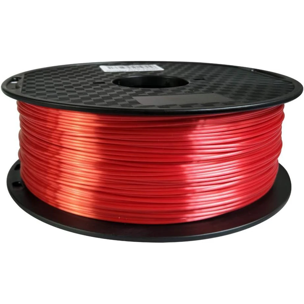 250g 500g 1Kg 3D 프린터 필라멘트 PLA 실크 레드 1.75mm 3D 프린터용 소재 필라멘트 와이어 진공 포장