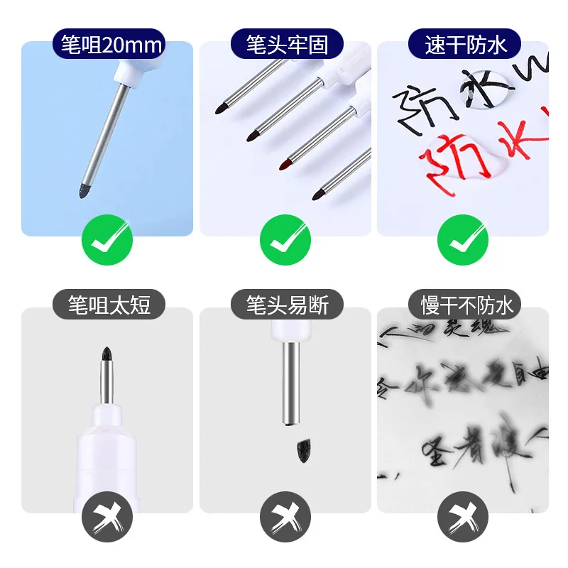 Рисунок 3 - маркеры с длинной головкой