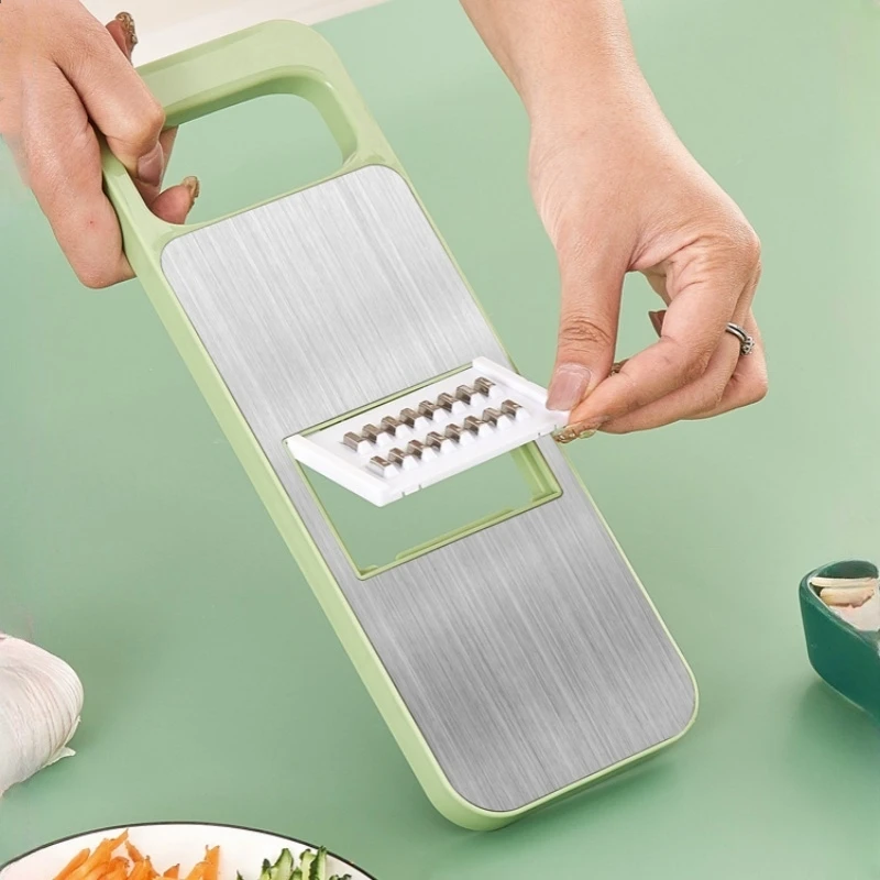 5 in 1 Stainless Steel Multifunctional Vegetable Slicer Cutter Potato Shredders Garlic Carrot Grater Chopper Kitchen Tools