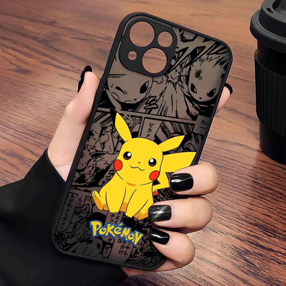 Adorable Cartoon Creature Matte Phone Case - Fun & Stylish Protection