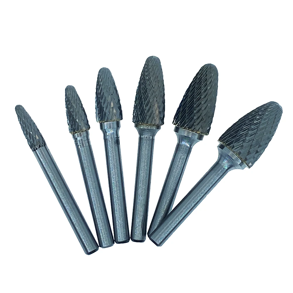 6mm FX Type Head Tungsten Carbide Rotary File Tools Drill Milling