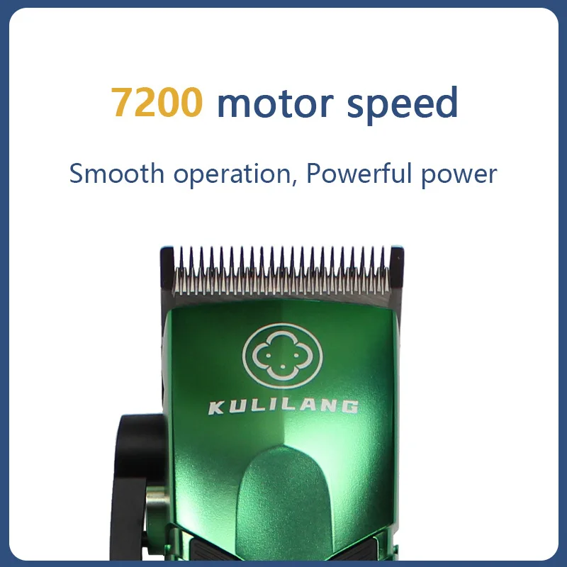Cordless Oil Push Electric Scissors Professional Men High Power High Quality Barbershop Hair Salon Hair Clipper Trimmer Shaver 3