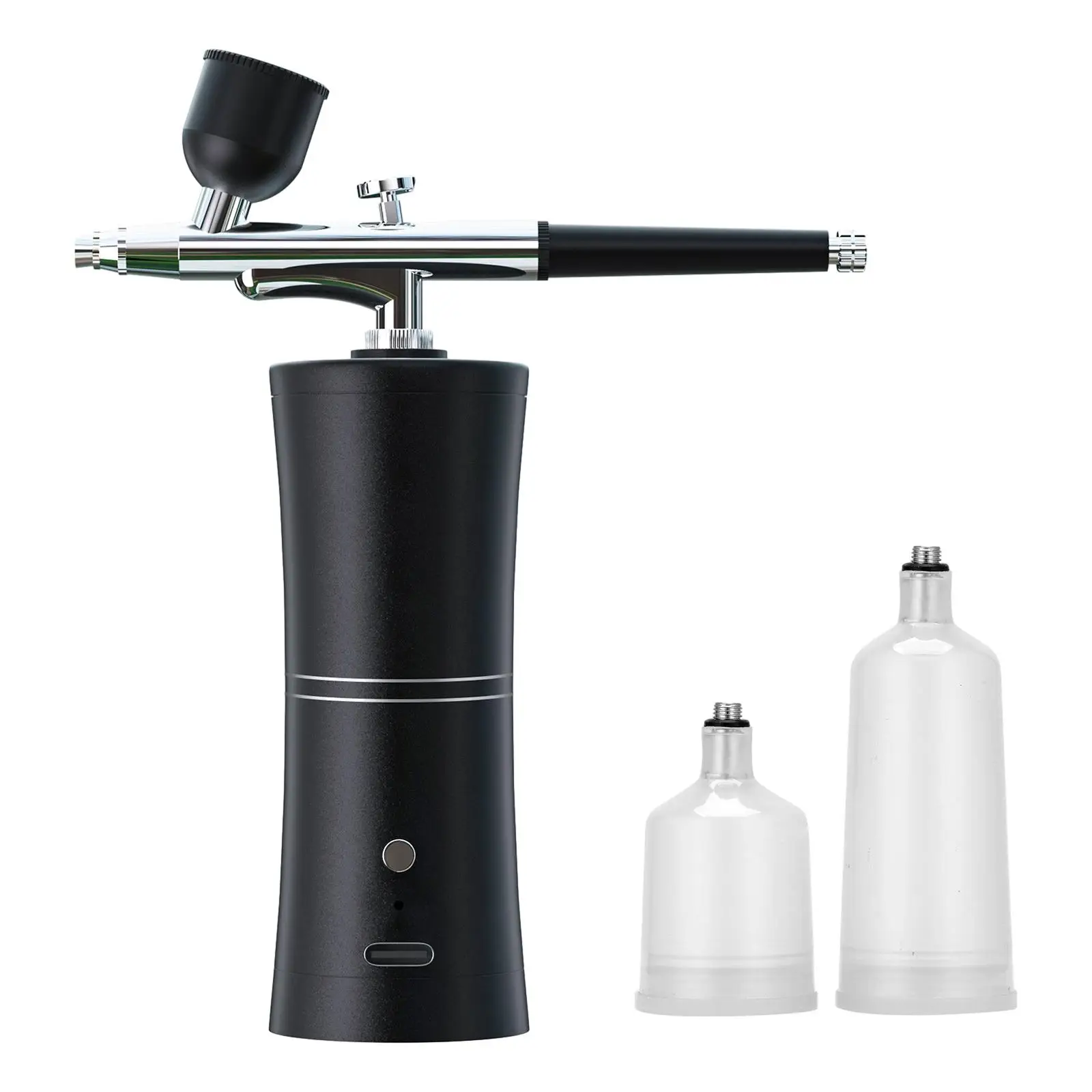 Airbrush Paint Sprayer Kit with Compressor for Manicure Makeup Model Painting Portable USB Rechargeable Airbrush