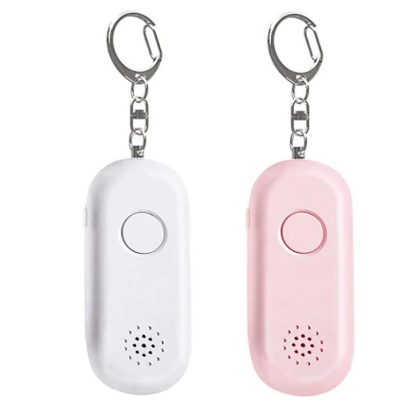 

2 Pcs Safe Sound Rechargeable Personal Alarm,130DB Safety Alarm Keychain With LED Flashlight For Kids Women Seniors