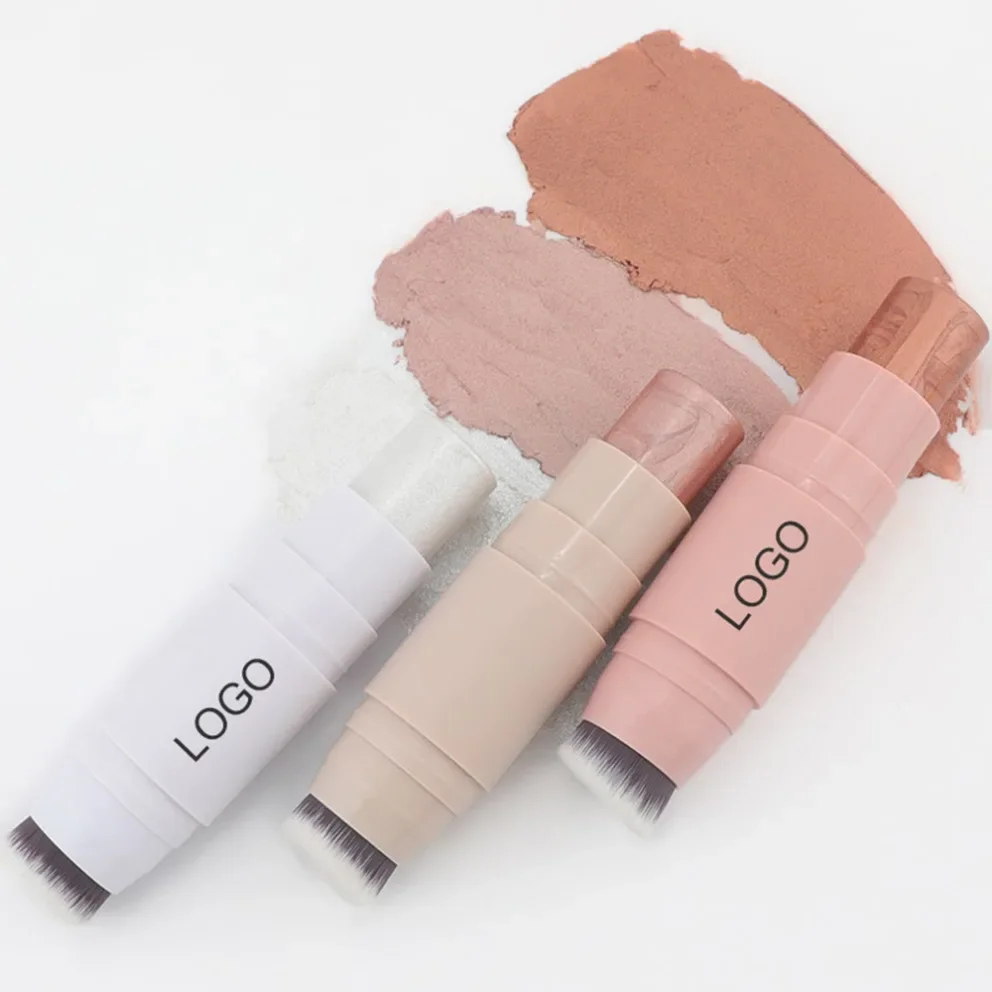 Waterproof Pigment Single Blush Powder Private Label Long Lasting Face Makeup Powder Blusher Custom Logo Wholesale White Package 2