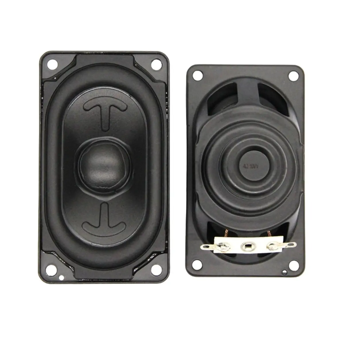 SWXF 4Ω 10W 스피커 45x80mm 레이스트랙형 풀레인지 멀티미디어 스피커 HiFi 라우드스피커 홈시어터