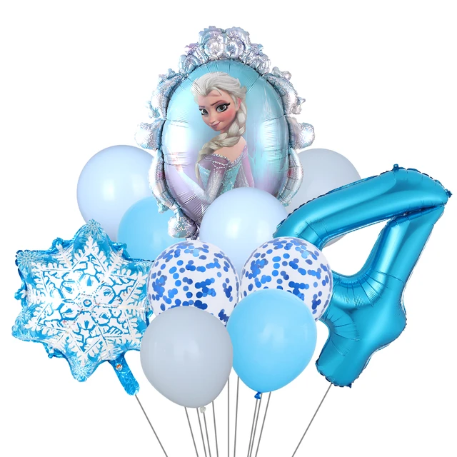 Ballons en aluminium à double face sur le thème de la reine des neiges  Disney, Elsa