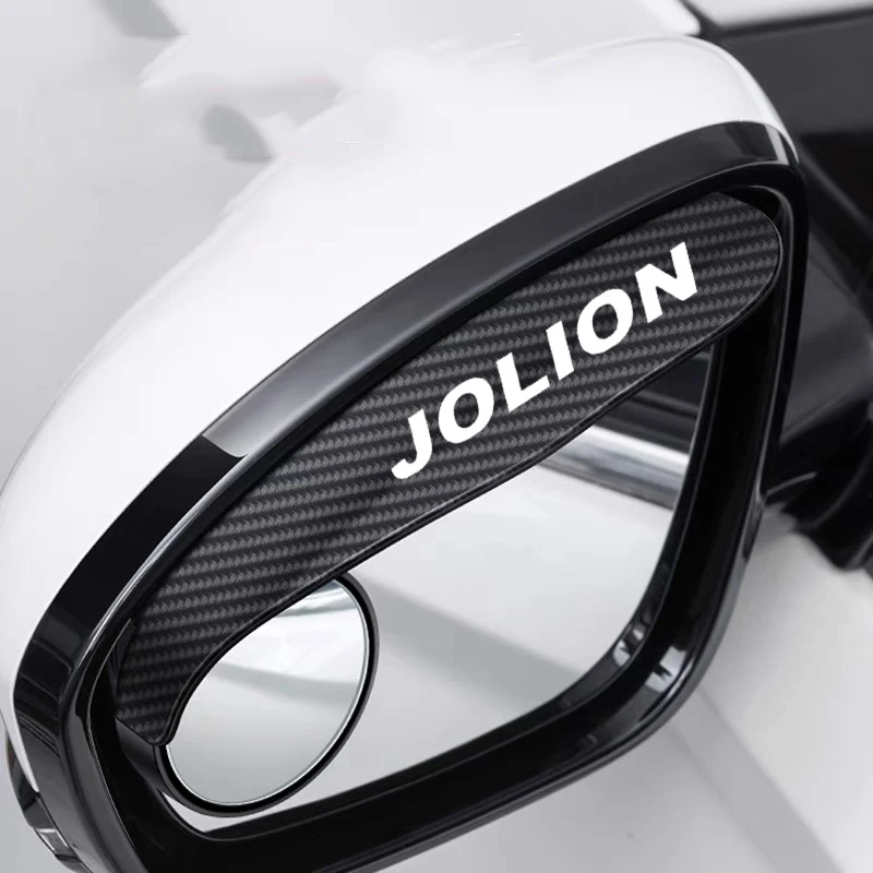 For Haval Jolion H6 H2 H3 H4 H5 H6 H7 H8 2Pcs Carbon Fiber Car Rearview Mirror Eyebrow Rain Cover Car Accessories