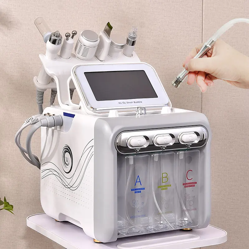 Hot selling hydro Microdermabrasion machine diamond hydra 6 in1 h202 beauty machine facial