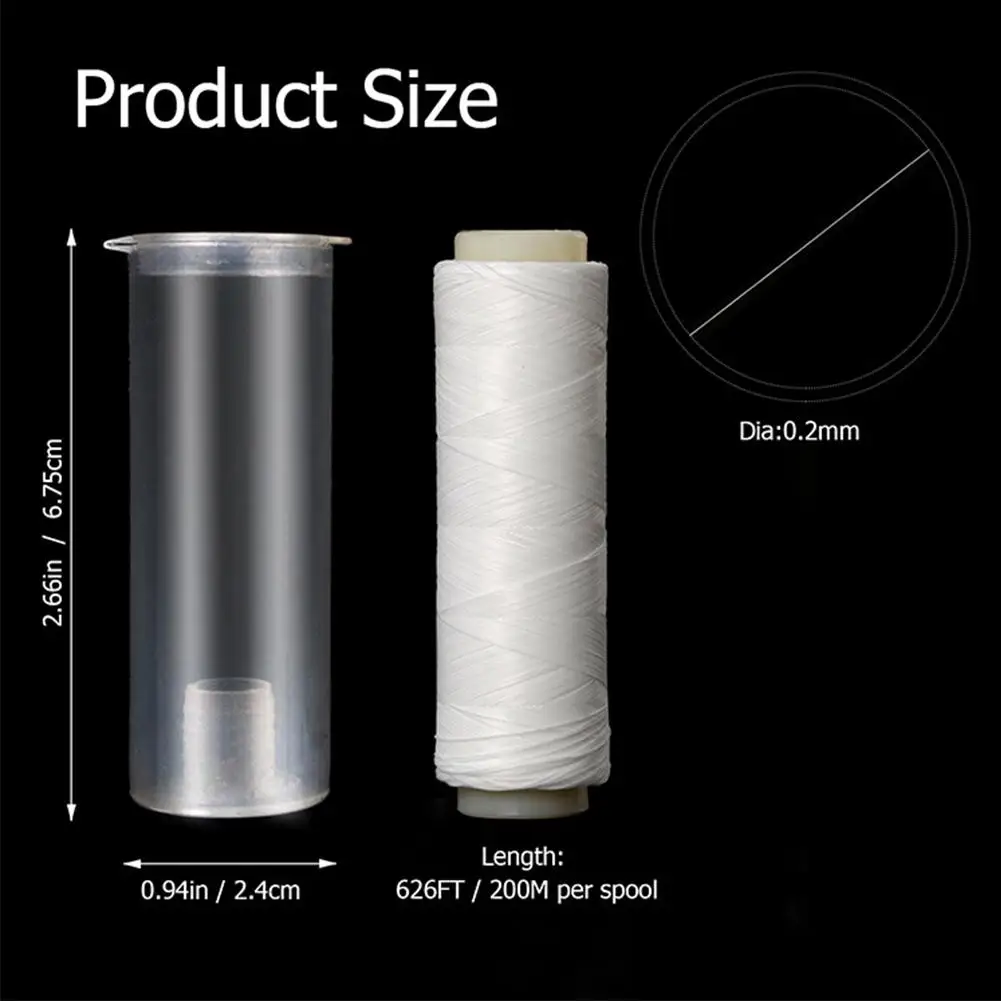 Fishing Elastic Thread 0.2mm 200m/spool 0.25mm 100m/spool Multi-purpose Sea Fishing Accessories Tackle Fishing Bait Line