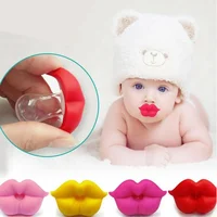 Kiss Lips Mustache Pacifier for Babies Funny Silicone Soother with Orthodontic Nipples Perfect for Toddler Feeding and Comfort 1