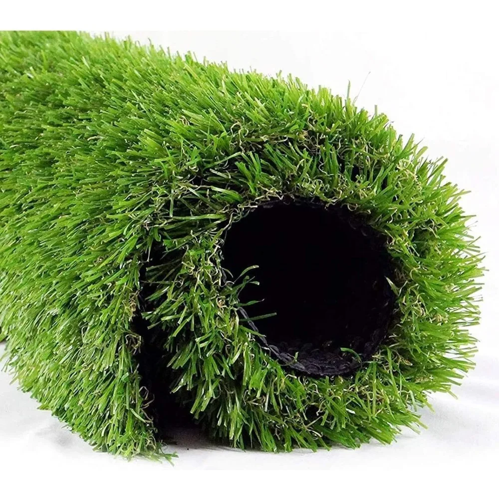 

7ft X 13ft Realistic Deluxe Artificial Grass Synthetic Thick Lawn Turf Carpet Perfect for Indoor/Outdoor Landscape, Fake Grass