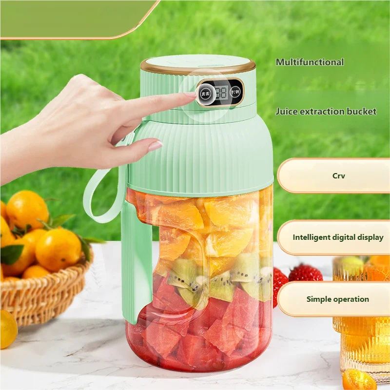 Fruit Juicer Cup Portable Electric Fruit Mixer Stirrng Cup Large Capacity Smoothie Quick Making Bottle Suitable Juice Production 1