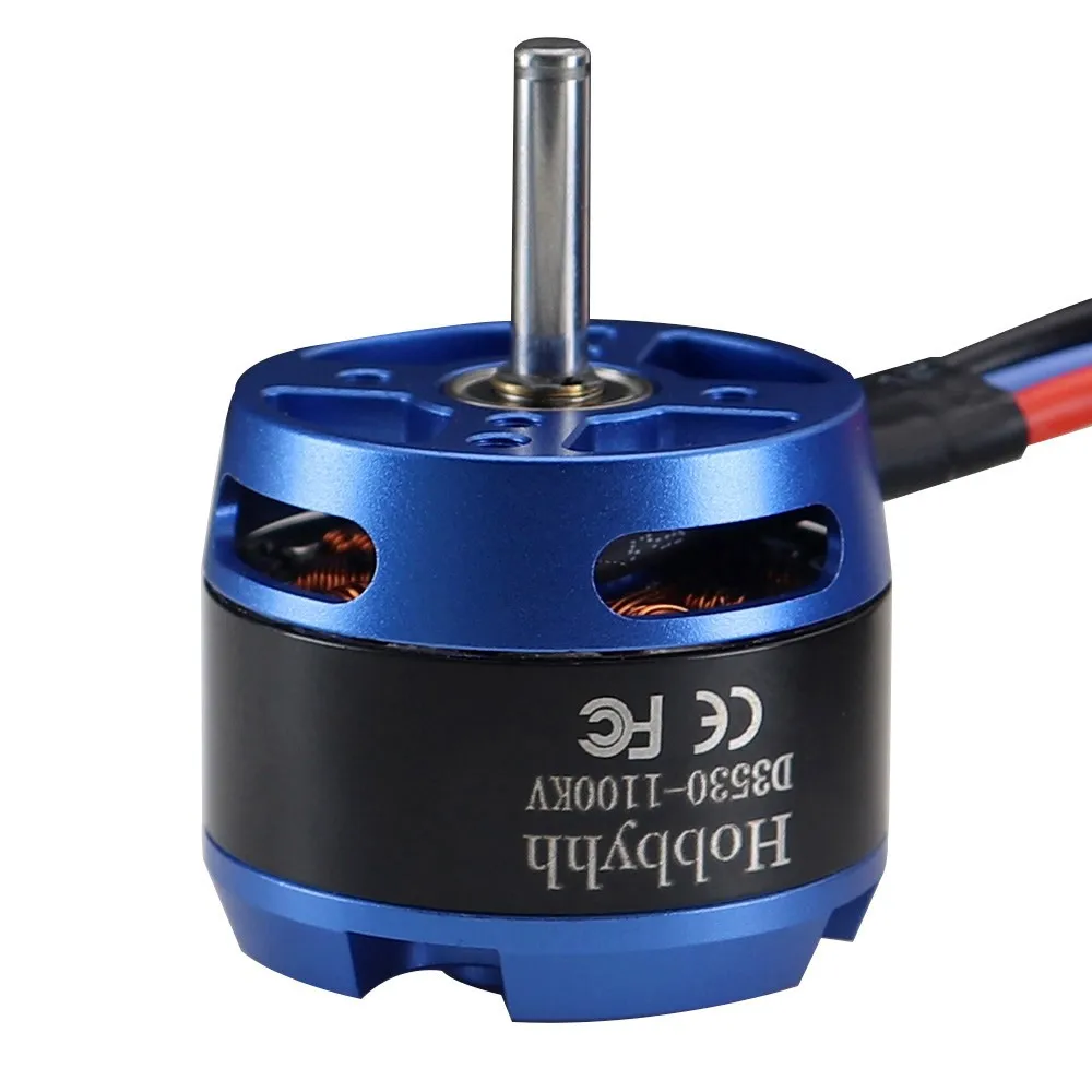 Détail du rotor et des aimants du moteur électrique sans balais D3530 1100KV pour avion RC.