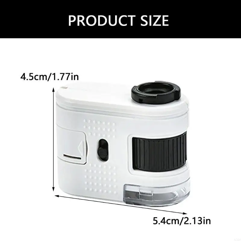 Compact High-Precision LED-Illuminated Mini Microscope