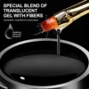 Nail Extension Fibers Gel Set Quick Nail Repair Constructed Adhesive Nail Care, Nail Fiber Rubber Base Gel Lasting Manicure Tool 6