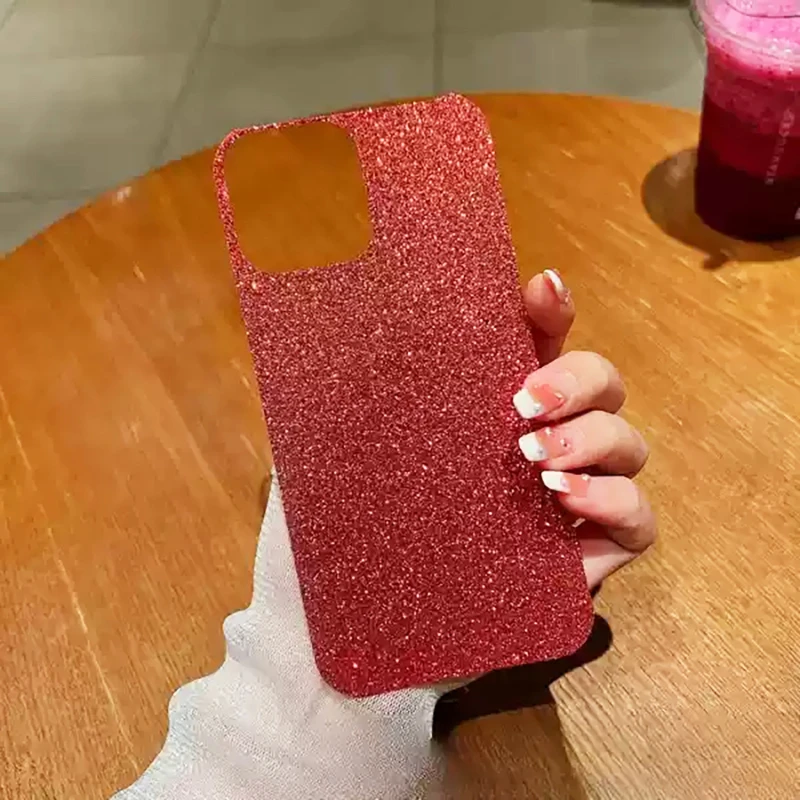 Luxury Glitter Phone Case DIY Kit with Flash Stickers - Thin and Stylish Accessory