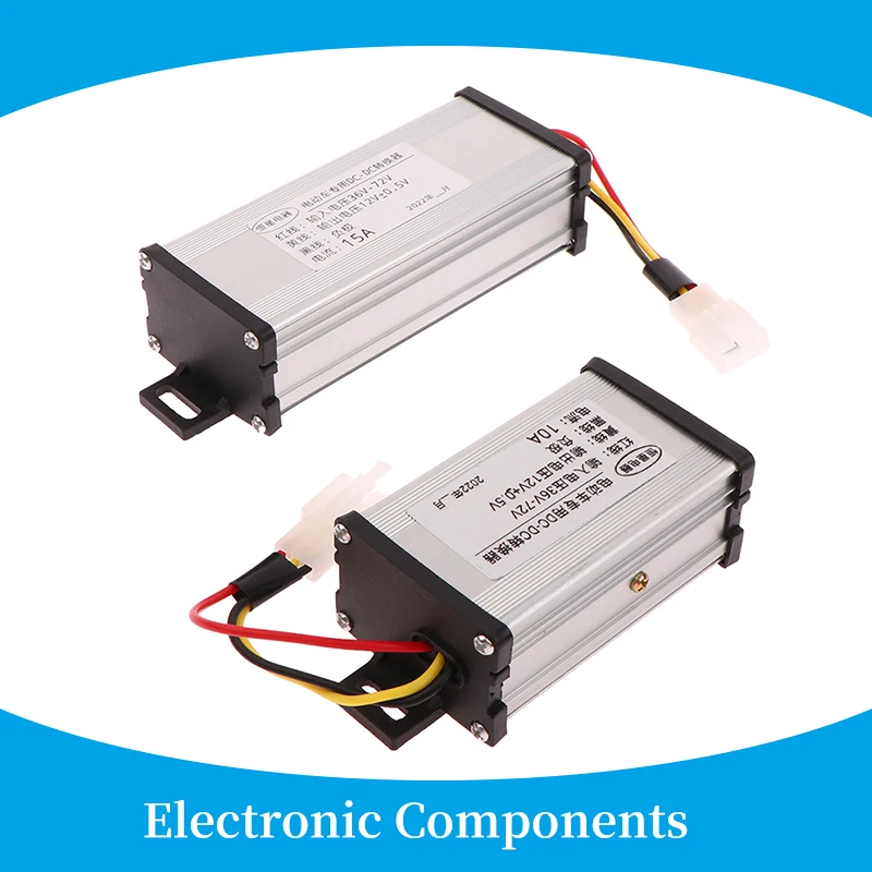 DC 36/48/60/72V To 12V 10A 15A 20A 180W Electric Vehicle DC Converter Electric Power Transformer dc converter