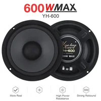 1PCS Car Speakers 600W 2-Way Vehicle Door Auto Audio Music Stereo Subwoofer Full Range Frequency Automotive Speakers 2