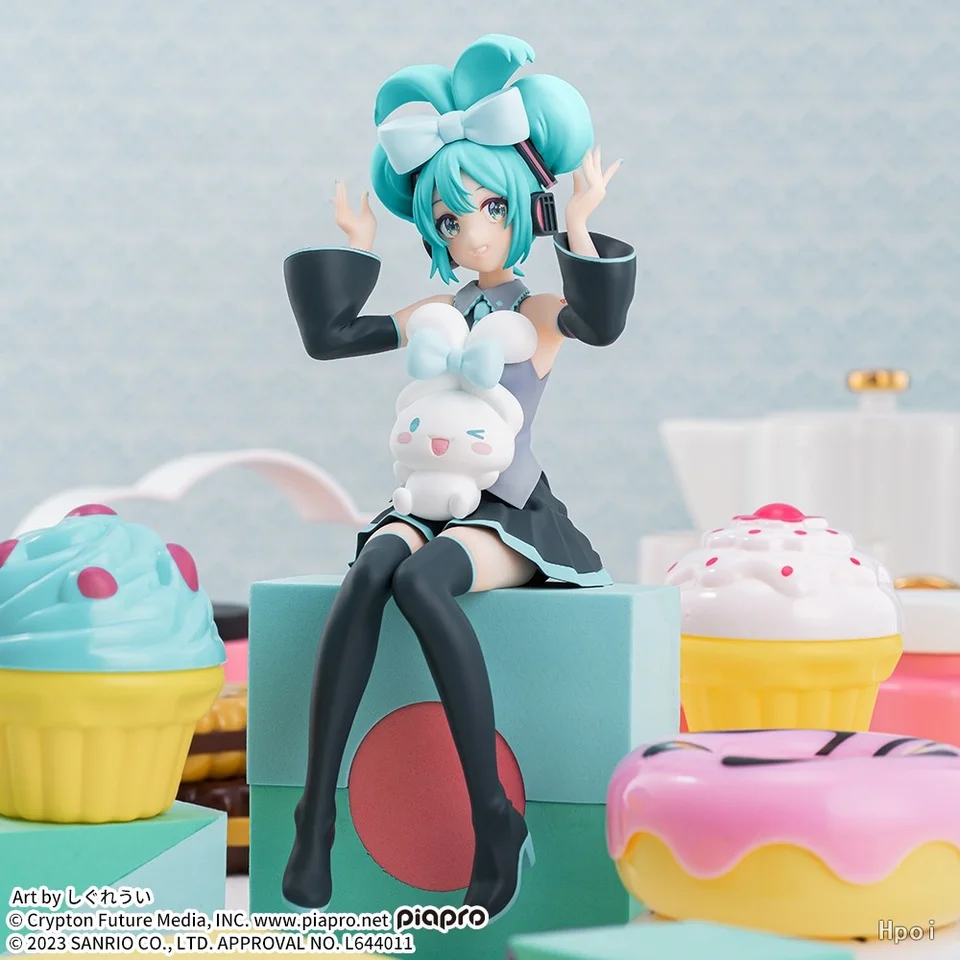 Original Sega Hatsune Miku X Cinnamoroll Pm Perching Figure