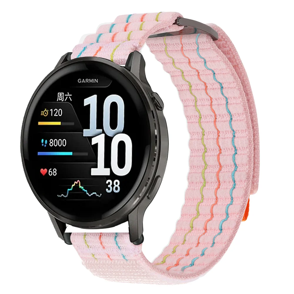 Nylon Loop Smartwatch Strap - 20mm & 22mm Adjustable Band