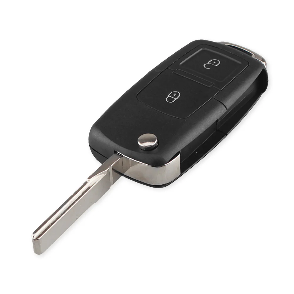 Car Key Shell 3 Buttons Flip Shell for VW Volkswagen Golf Bora Polo Passat Toledo SEAT Leon Skoda Octavia Case