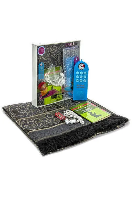 

IQRAH Prayer Kıldıran Prayer Rug-Headset-With Compass