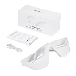 3D Eye Relaxation Massager for Refreshing Beauty and Care (WHITE)