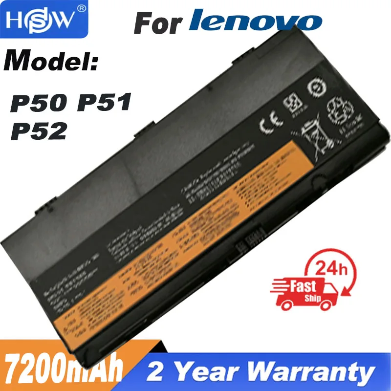 

Новый аккумулятор для ноутбука LENOVO Thinkpad P50 P51 P52 00NY490 00NY491 00NY492 SB10H45075 SB10H45076 SB10H45077 SB10H45078